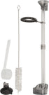 Fish Shrimp Feeder Tube and Plate Set, Multifunctional Plastic Feeding Tube Dish for Aquarium