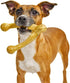 Pet Qwerks Wishbone BarkBone, 5.38" Nylon Chew Toy for Aggressive Chewers, Bacon Flavor