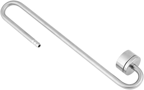 TOPINCN CO2 Diffuser, Stainless Steel CO2 Atomizer Bubble Counter with U Shape Connecting Tube for Aquarium Plants