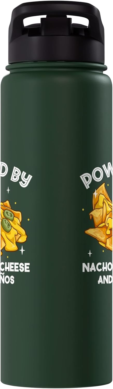 Nachos with Cheese and Jalapeos Designs Powered by Nachos with Cheese and Jalapeos Stainless Steel Insulated Water