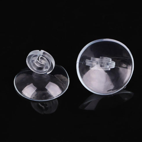 Transparent Aquarium Suction Cup Holders - 10 Pack for Fish Tank Tubing, Pumps, and Filters
