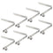 PATIKIL 8 Pack 8x6.5mm Kayak Paddle Snaps, Steel Button Locking Tube Spring Clips for Camping Awning Tent Pole