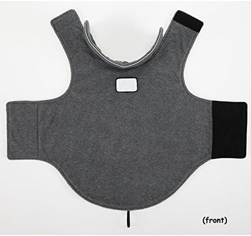 Creation Core Windproof Plush Dog Clothes Jacket, Night Reflective Vest, Eco-Friendly, No Pull Design for Small & Large