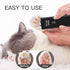 Feet Hair Trimmer, Dog Clippers, Quiet Washable USB Rechargeable Cordless Grooming Kit for Dogs and Cats