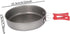 kowaku Backpacking, 15.3 cmx3.5 cm Frying Pan Nonstick Cooking Skillet Portable Professional Easy Clean Saucepan