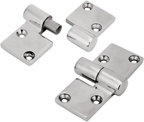 Pair of Take-Apart Hinge, Marine Grade Stainless Steel 316 Hinge for Boat Deck Accessories with Fasteners