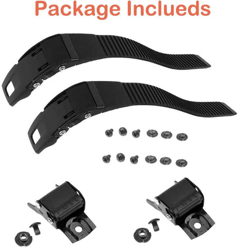 Roller Skate Strap - 2 Set Replacement Inline Roller Skate Shoes Energy Strap Buckles for Men, Women, Kids