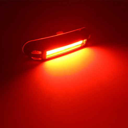 USB Rechargeable Waterproof Rear Bike Light, LED Bicycle Tail Light for Cycling Safety Flashlight