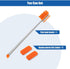 DaToo Small Glass Aguarium Cleaning Tool Algae Scraper for Acrylic Aquariums Fish Tank Cleaner Brush (Longer Size)
