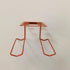 Tennis Racket Holder, Wall Mounted Metal Holder for Heavy-Duty Steel, Holds 6 Balls & 4 Racquets, Orange