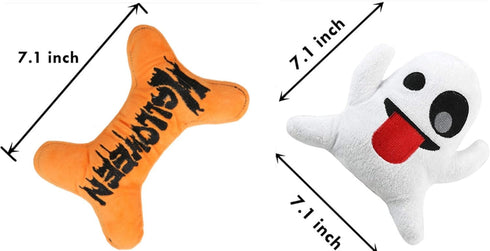 JPB Halloween Dog Toys, 3 Pack, Squeaky Toy for Small Dogs