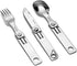 ROXON C1 3 in 1 Camping Utensils Detachable Cutlery Knife Spoon Fork for Outdoor Camping Hiking by Roxon