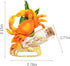 WAYUTO Crab Figurine and Drift Bottle with Conch Aquarium Decoration Resin Crab Statue for Home Decor Fish Tank