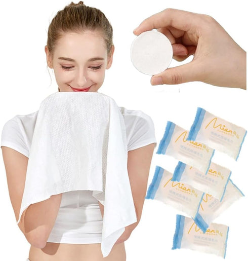 QUALIALL Premium Extra Large and Thick (23.6" X 11.8") Pure Cotton Disposable