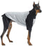 Dog Cotton Shirts Raglan T-shirts for Small and Large Dogs, Soft Breathable Pet Clothes (X-Large, Gray/Black)