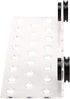 Zerodis Fish Acrylic Coral Bracket Base, Transparent Bracket Holder with 23 Holes for Aquarium Frag Plugs Rack