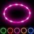 BSEEN Light Up Dog Collar, Silicone LED Rechargeable Glowing Puppy Collar, Pink