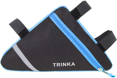 MOOCY Bike Frame Bag, Storage Pouch for MTB Road Bike Cycling Accessories (Blue)
