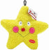 Zanies Smiling Star Dog Toy, Yellow Star, 7.5"
