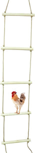 Oooct 138 16 Inch Extra Long Chicken Perch Stand, Natural Wood Chick Swing Toy for Coop, Chicken Coop Accessories