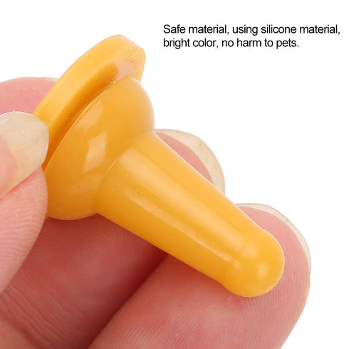 Pet Feeding Nipples Set, 15 Pcs Kitten Puppy Nursing Nipples, Food Grade Silicone for Newborn Cats and Dogs