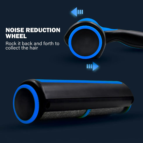 Pet-Pristine Pet Hair Remover Roller and Mini Detailer Combo Pack - Reusable Hair Removal for Couches, Beds, Carpets