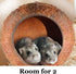 SunGrow Coconut Shell House for Gecko, Snake & Ball Python, Raw Coco Husk Pet Hiding House