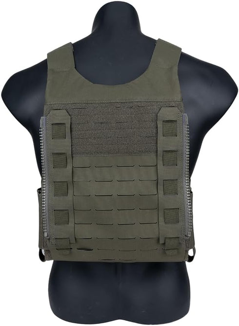 IDOGEAR SPORTS Tactical Back Panel MOLLE Zipper Kit, Expand Loading for Tactical Vest