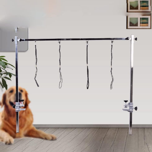 Pet Grooming Table Arms Clamp, Metal H Bar Clamp Holder for Grooming Table Accessories