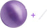 Genrico Small Yoga Ball Small Inflatable Ball, Fitness Exercise Equipment, Abdomen Thigh Buttock, Arm Relaxation Home |