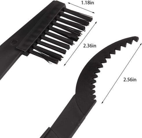 Motorcycle & Bike Chain Cleaner Tool Set – Bicycle Chain Gears Maintenance Cleaning Brush Kit for All Types