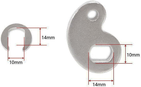 LGEGE Torque Arm Conversion Kit, 2 Sets, Compatible with Most Electric Bicycle, Universal Protective Accessories