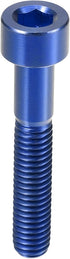 uxcell Blue Universal M6x35 Bike Stem Bolt Bicycle Headset Accessory