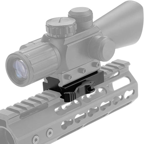 Picatinny Riser Mount, Low Profile Rail Riser Mounts Adaptor with QD Lever Lock Quick Release