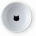 Necoichi Raised Stress Free Cat Food Bowl, Elevated, Dishwasher and Microwave Safe, Cat Dots, Mini