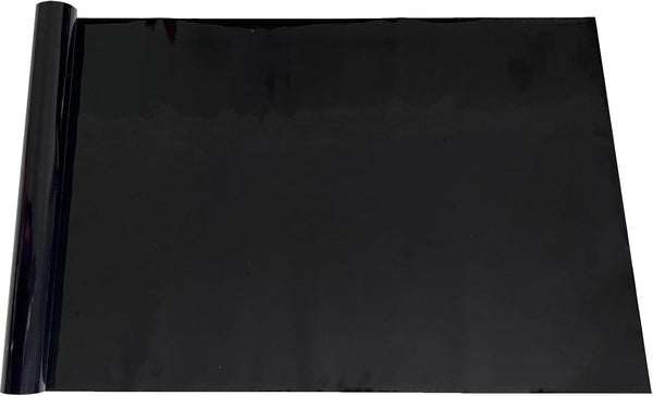 Aquarium Background Static Cling Black Fish Tank Wallpaper, 28 x 12 in Vinyl Backdrop