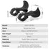 Mountain Bike Handlebar Ends, Lightweight Ergonomic Design Bar Ends Attachments with Fluorescent Lamp