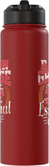 Bacon Lover Apparel Bacon Grease Is My Essential Oil Funny Foodie Stainless Steel Insulated Water Bottle