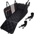 Generic PawComfort Deluxe Dog Car Seat Cover, Quilted Black Waterproof Pet Protector, Universal