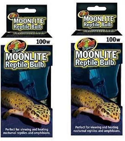 Zoo Med Moonlite Reptile Bulbs (2 Pack) - 100 Watts Each