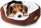 Cute Paw Print Comfortable Pets Dog Cats Nest Mat Pad - Soft Fleece Bed (Coffee)