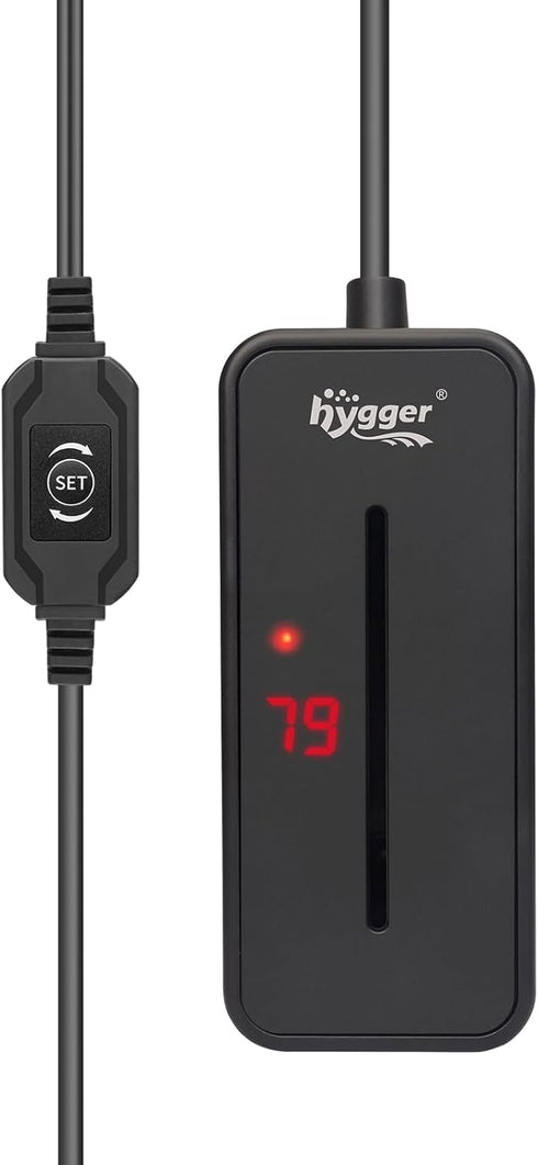 hygger Small Submersible 15W Aquarium Heater for 1-2.5 Gallon Saltwater and Freshwater