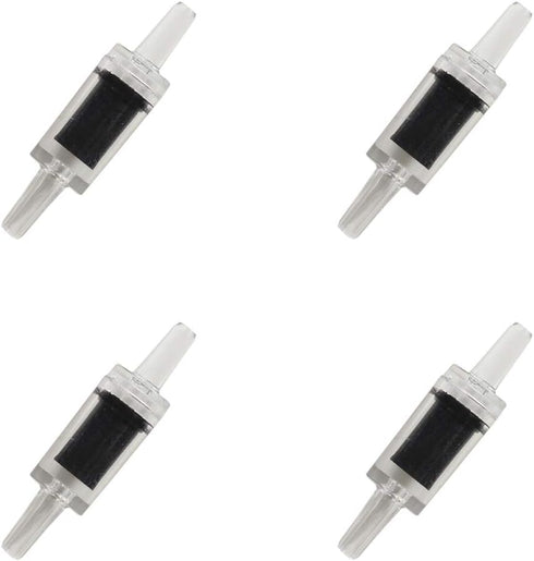 JIH 50 Feet Standard 3/16" Black Flexible Airline Tubing with Connectors for Fish Tank and Hydroponics