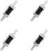 JIH 50 Feet Standard 3/16" Black Flexible Airline Tubing with Connectors for Fish Tank and Hydroponics