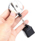 Retractable Billiards Snooker Pool Cue Chalk Holder with Drawing Belt Clip