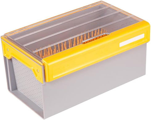 Plano Edge Master Crankbait XL Tackle Storage - Premium Organization with Rust Prevention, Clear/Yellow