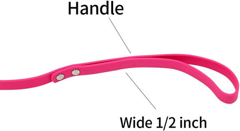 Long Dog Leash for Outdoor Recall Training, Waterproof Lead for Beach, Camping, Play, or Backyard Use