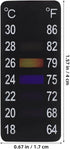 3 Sets 1.57X0.66In PRETYZOOM Stick on Thermometer Strip for Brewing Fermentation Jars Self-Adhesive Pet Kombucha