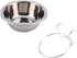 Hanging Pet Bowl: Stainless Steel Dog Crate Bowl for Food and Water with Hook for Dogs and Cats in Cage