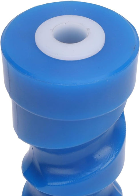 8inch 0.67in Self Centering Keel Roller Bow Stop Heavy Duty PU Trailer Roller Bow Stop Center Aperture for Boat Trailer